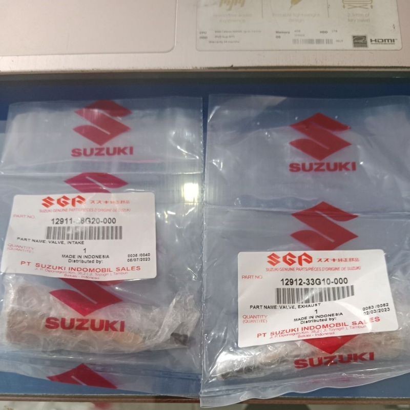 (HB) Payung klep 28G 33G Skywave Spin Skydrive Original SGP Intake Exhaust 12912-33G10-000
12911B28G