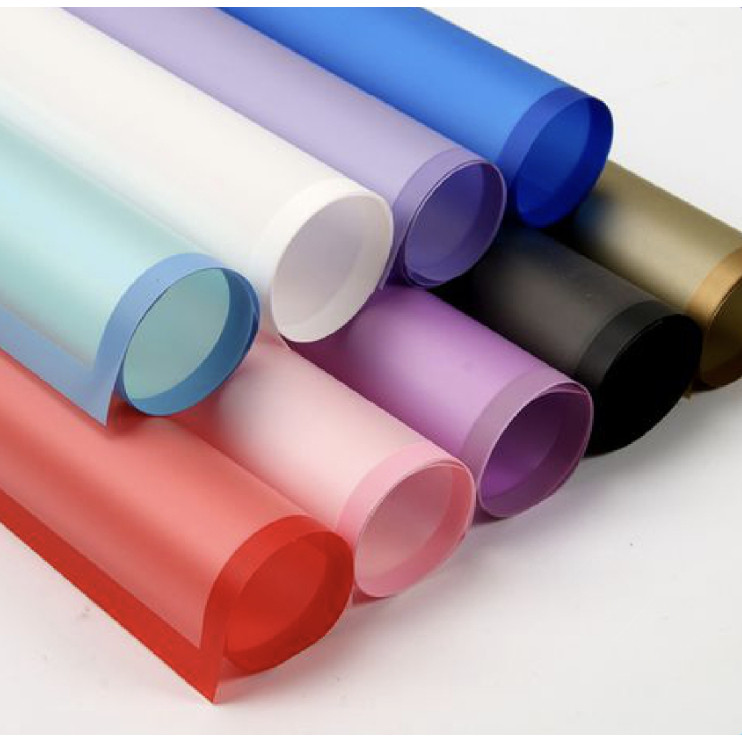 

kireipaper - Flower Wrapping Paper Transparan List Kertas Buket Bunga Korea Cellophane 1 Lembar