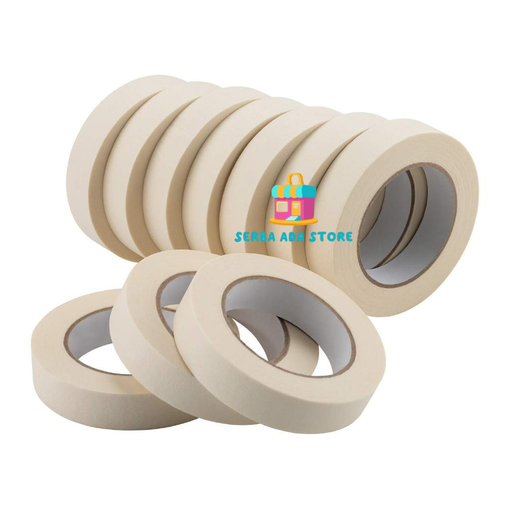 

Lakban Kertas Sumo Tape 1 inch 2 inch Masking Tape 24mm 48mm - SAS88