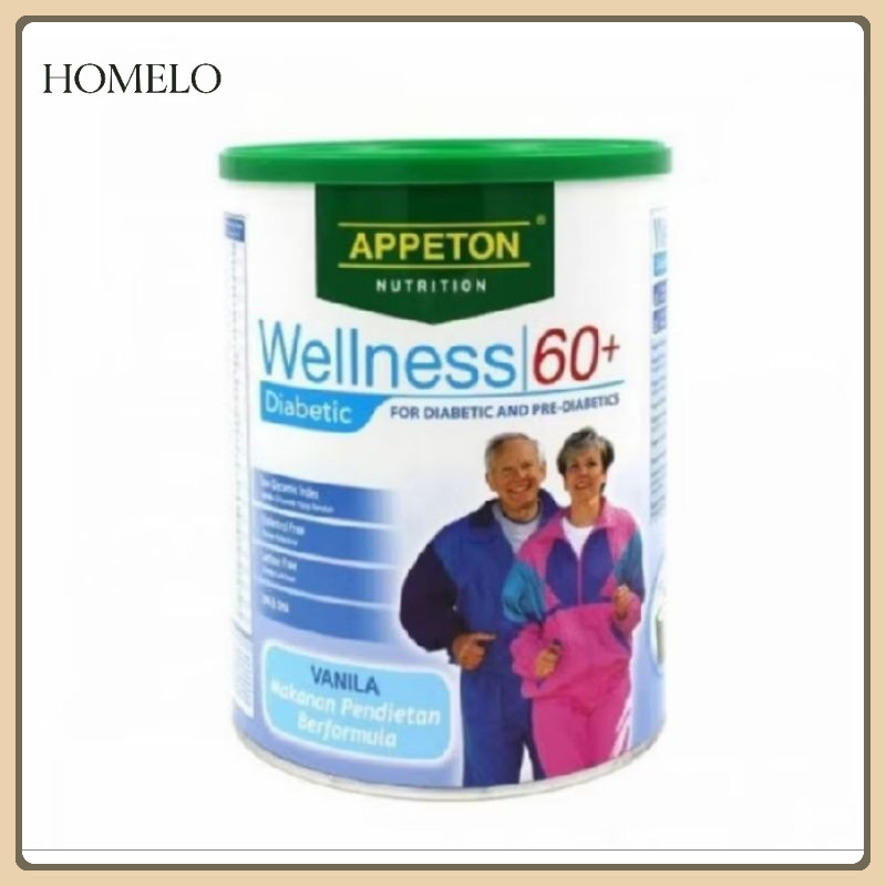 

(HOMELO) Susu Lansia Orangtua Appeton 60+ 400 Gram 900gr Rasa Vanila Wellness Diabetic