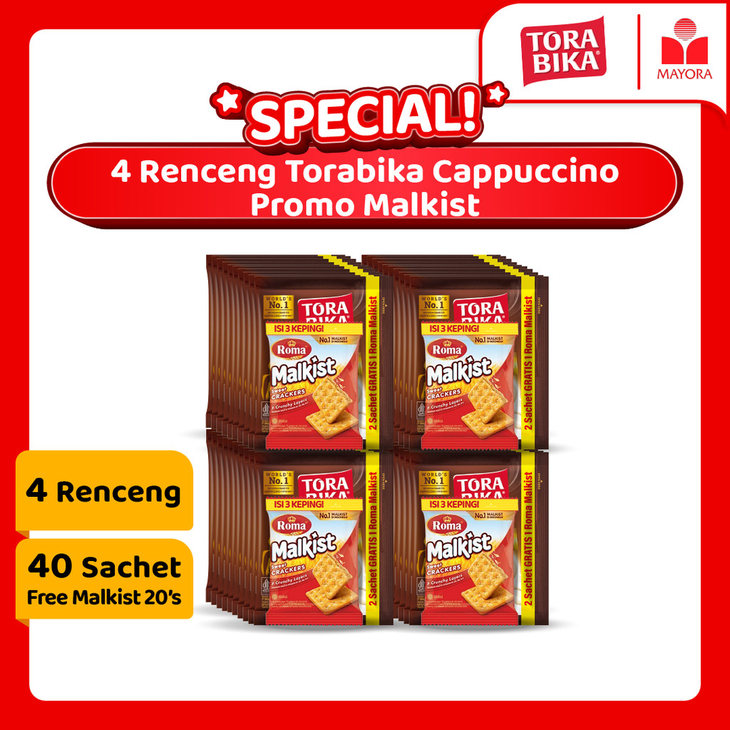 

Paket 4 Renceng Kopi Torabika Cappuccino Promo Malkist