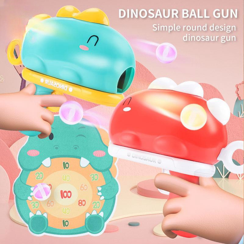CodPistol Ketapel Mainan Dinosaurus Anak-Anak Mainan Pistol Dinosaurus Bola Bola Pistol Sticky Ball