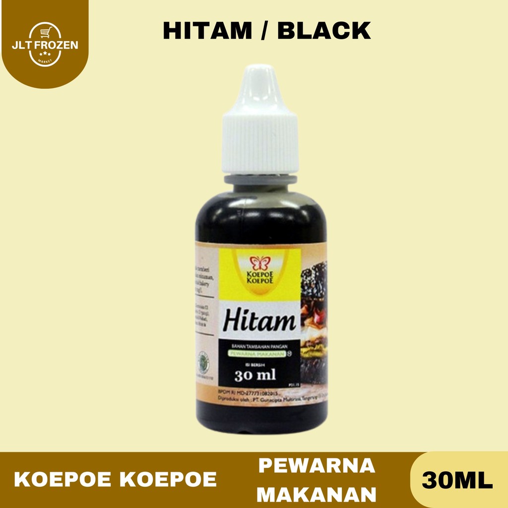 

Koepoe Koepoe/ Kupu Kupu Pewarna Makanan / Merah Muda/Rose / Hitam 30 ml