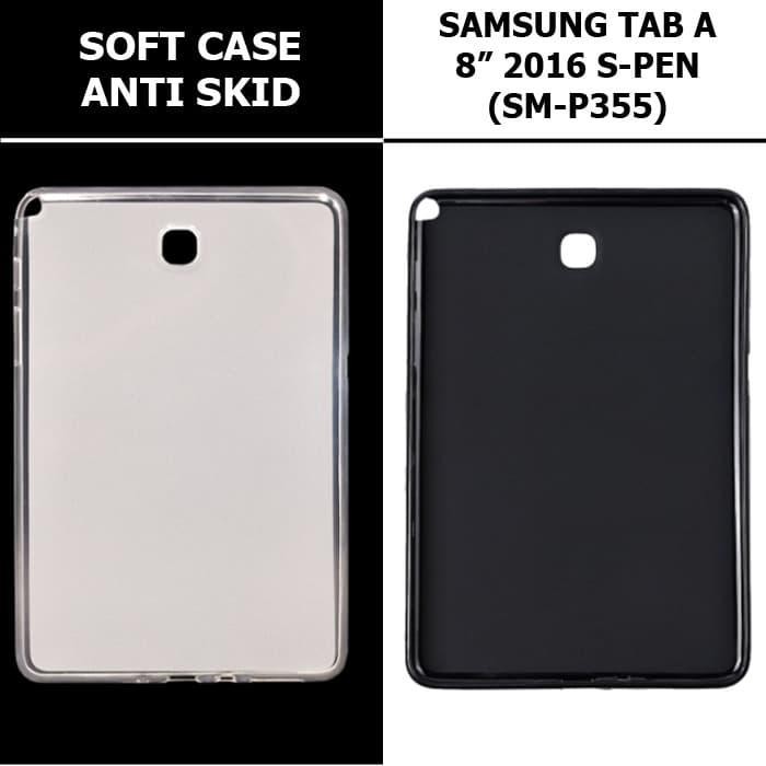 Samsung Tab A 8.0 inch SM-P355 Silikon Softcase Soft Case Cover - White Clear