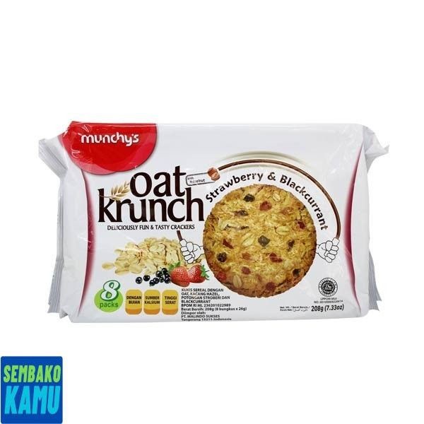 

Oat Krunch Strawberry & Blackcurrant 208 gr