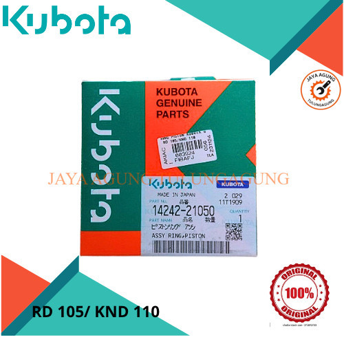 KUBOTA RING PISTON RD 105/KND110/ PER SEHER RD 105/KND110/ PIR SEKER RD 105/KND110