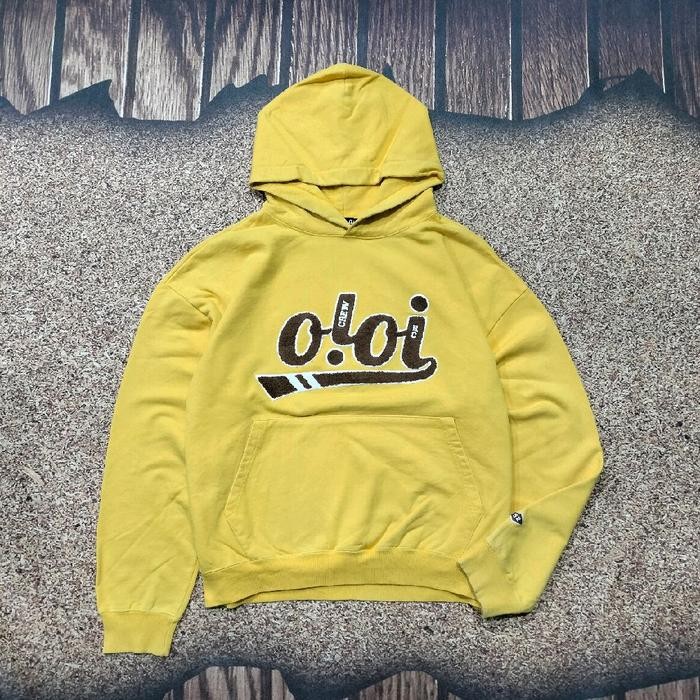 pullover hoodie kuning 5252 by OIOI logo bordir casual boxy fit size XXL