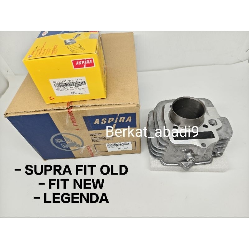 [ Aspira ] Cylinder Block Blok Komplit Assy Supra fit old / fit new / legenda