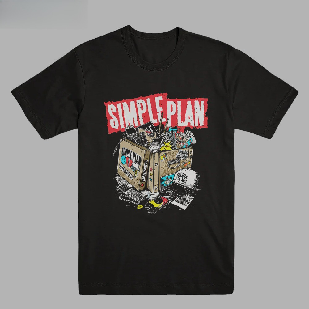 SIMPLE PLAN - SOUVENIR | T-SHIRT |  BAND MERCH