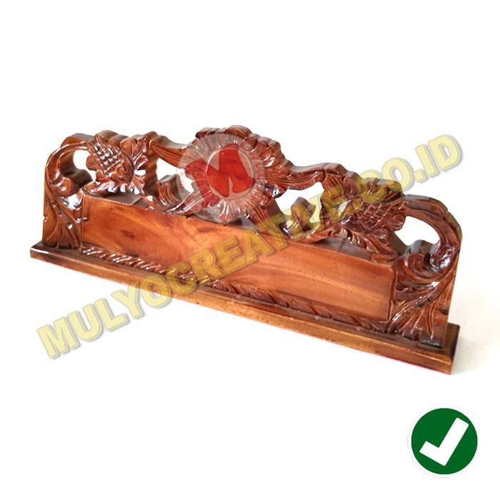 

Papan Nama Meja Ukir Kayu Papan Nama Jabatan Model Polos Murah