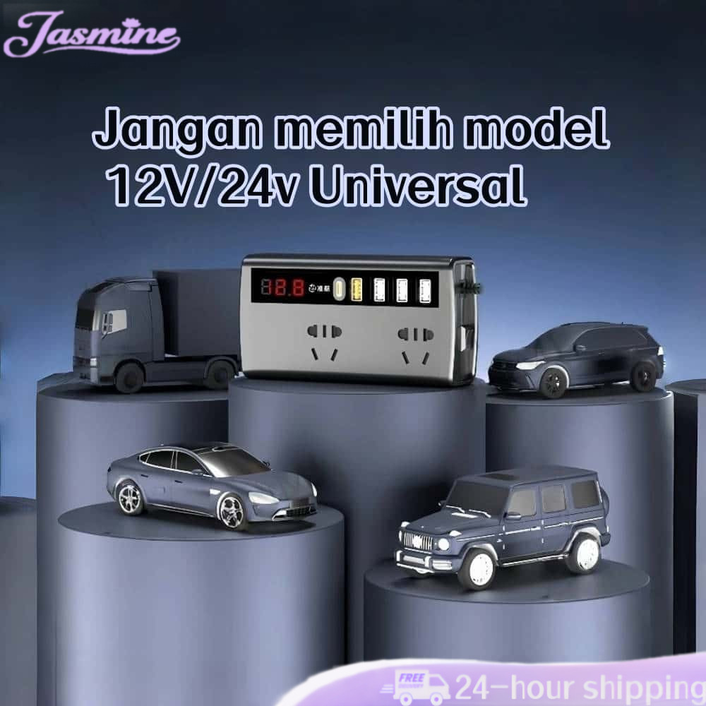 Mobil ini telah memperbaiki inverter daya 24v sampai 220v. Inverter daya 200W charger USB charger in