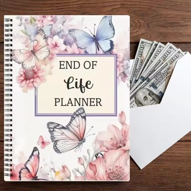 

End Of Life Planner Organizer Notebook Final Arrangements End Of Life Funeral Planning Book Organizer Binder Life Planner