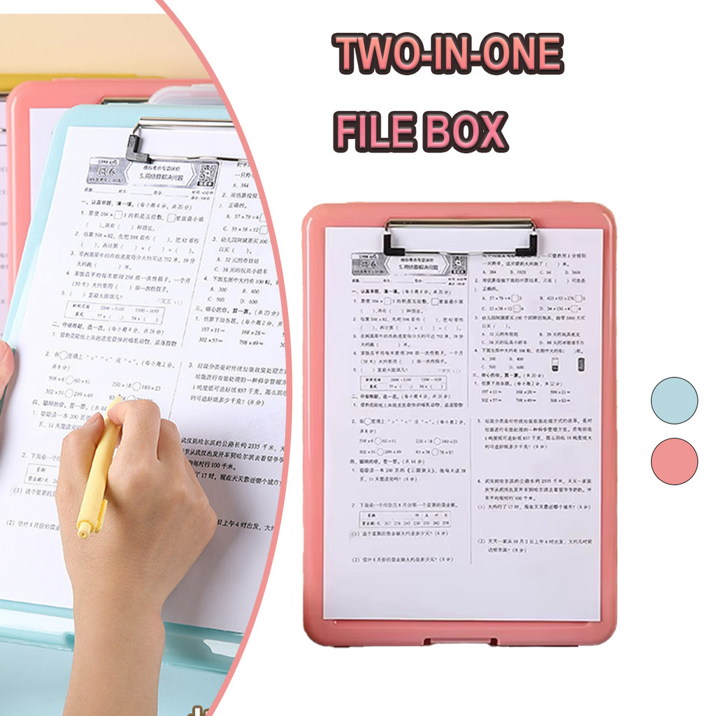

【1PC】 Clip Board A4 Ringan dan portabel, mudah dibawa OFFICE WAREHOUSE WRITING BOARD CLIP