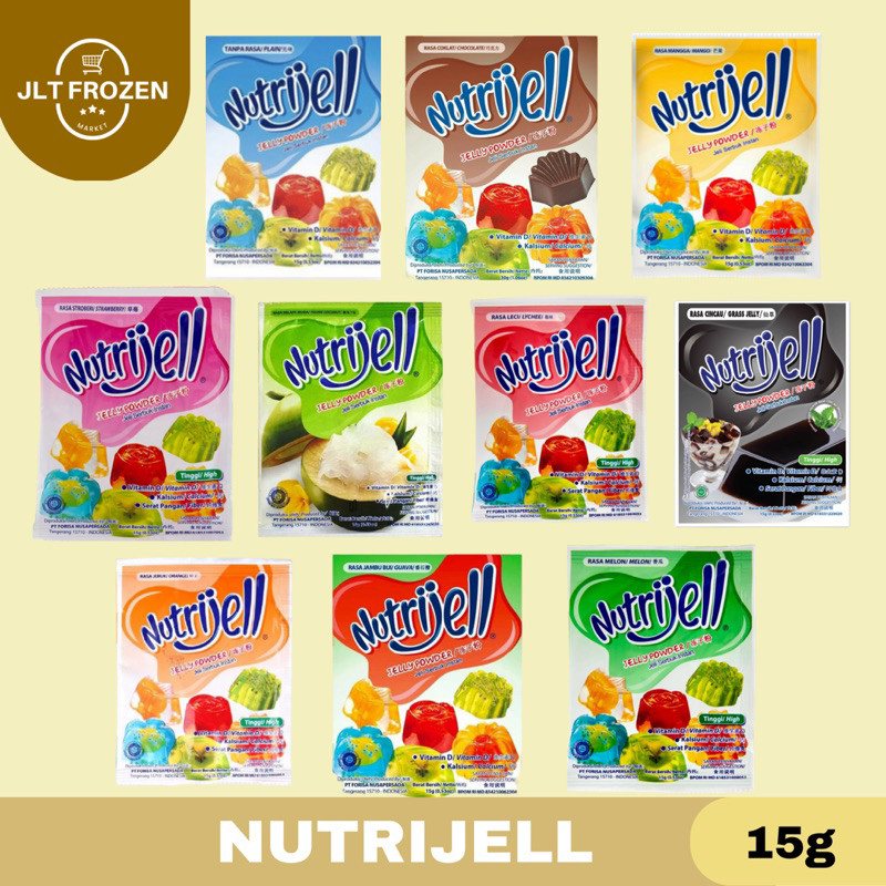 

Nutrijell / Agar Jelly Pudding Kemasan REGULAR - 10g / 30gr