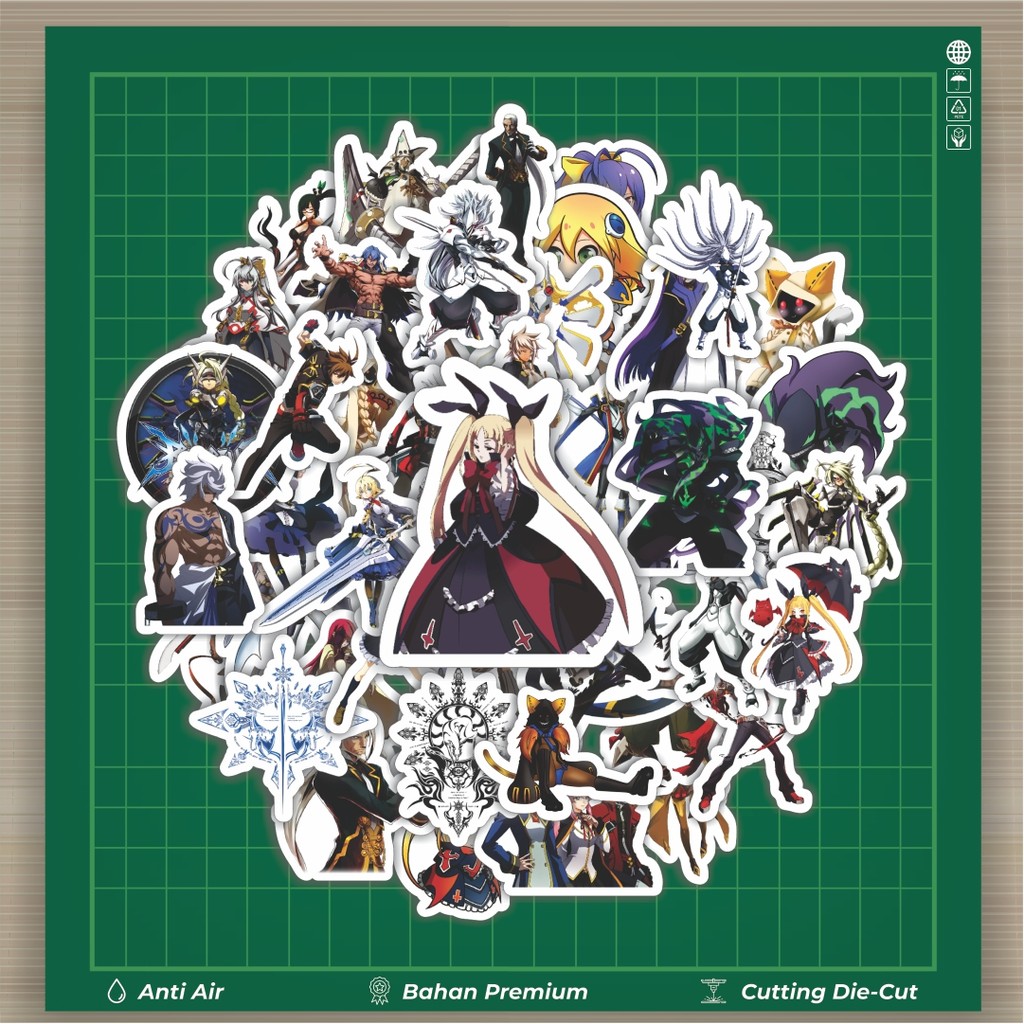

HOT 50 PCS STIKER Stiker Game Series Blaz Blue Karakter Mix 4 Stiker Fashion Cars Decal Dingin Kartu Album Custom Vinyl Anti Air- Sticker Aesthetic Buku Journal Koper Casing HP Tablet Laptop Helm Motor Botol Minum