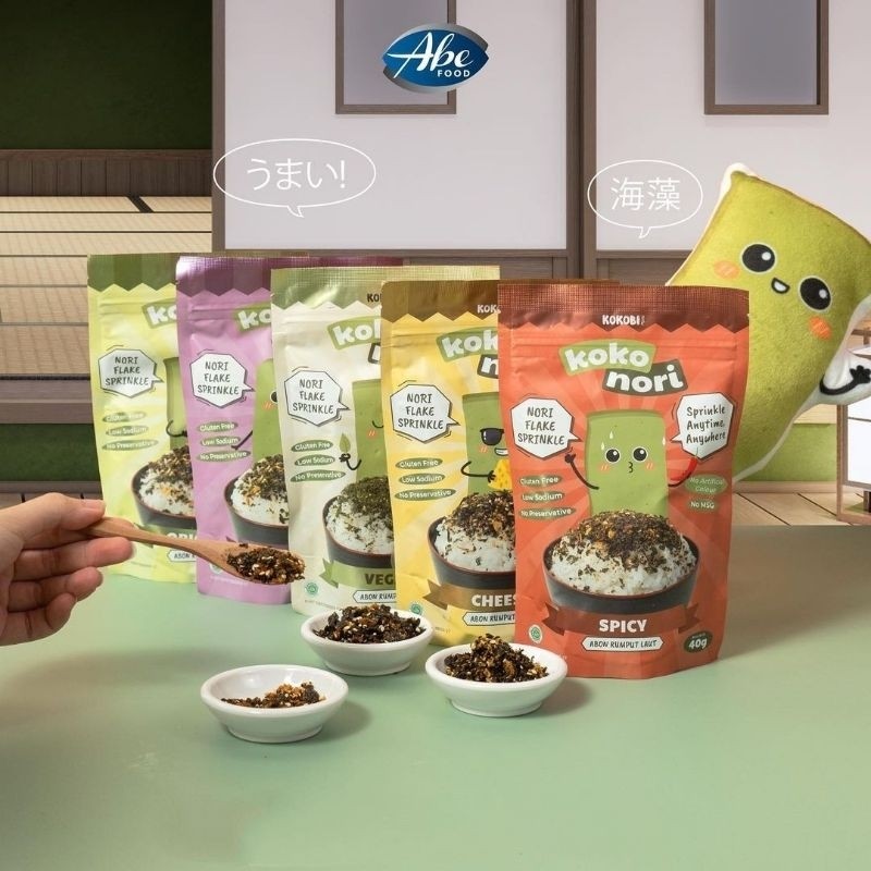 

Abe Koko Nori Abon Rumput Laut