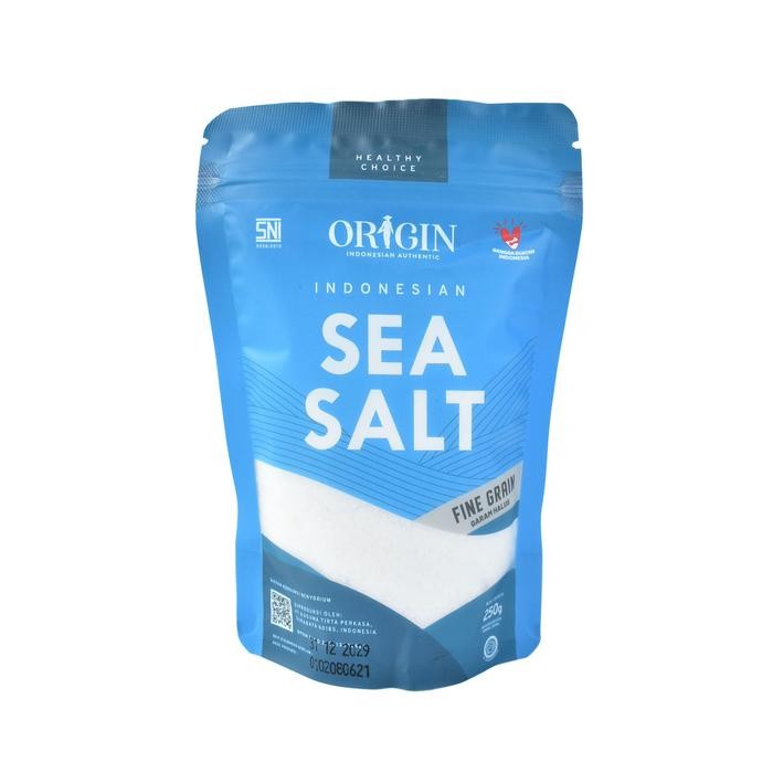 

Origin Indonesian Sea Salt Fine Grain 250 Gr Garam Laut