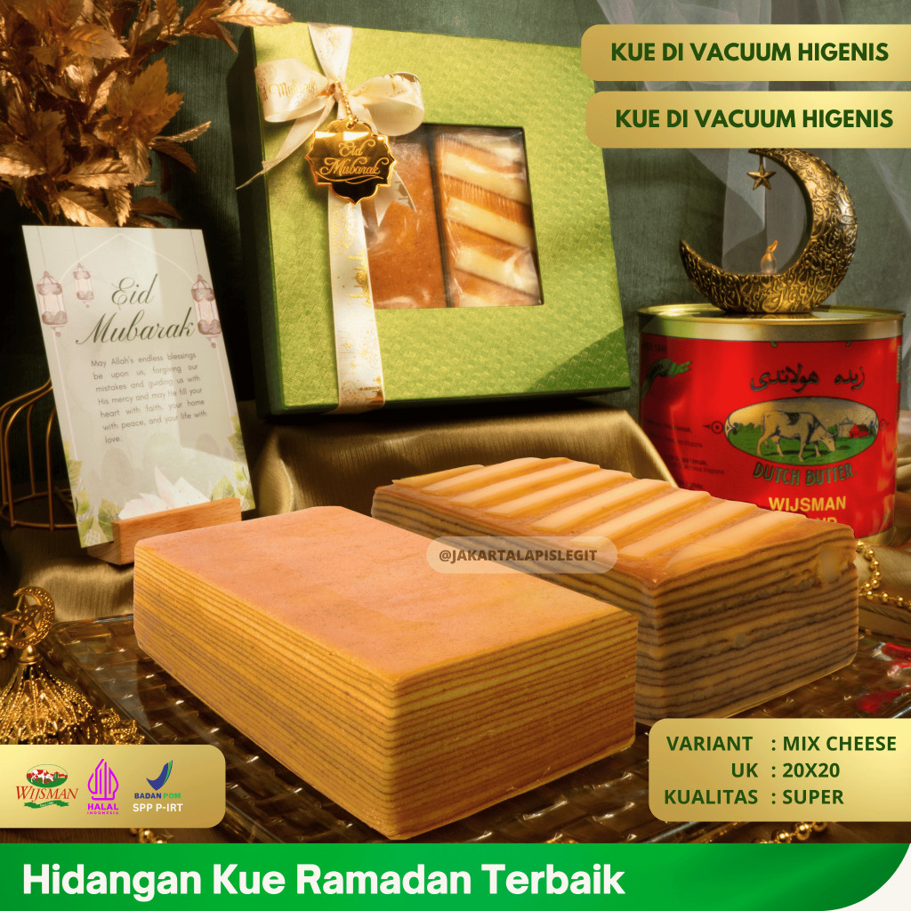 

(KUALITAS SUPER) KUE LAPIS LEGIT MIXED ORIGINAL KEJU WISMAN 100% HALAL