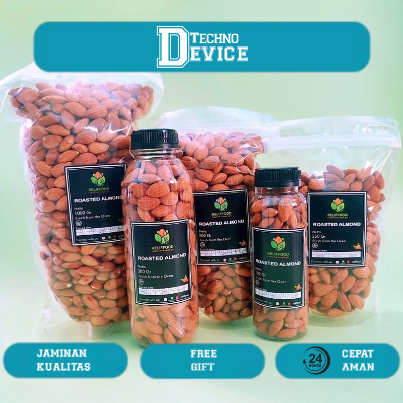 

Roasted Almond 1 KG - KACANG ALMOND PANGGANG KUPAS