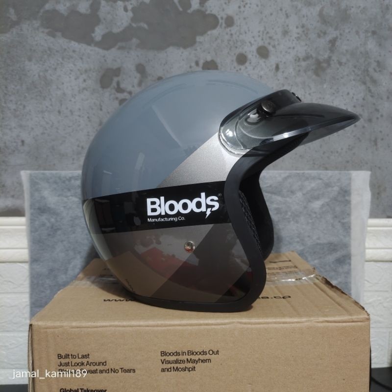 HELM BLOODS ORIGINAL RECLEESS BLACK NEW.