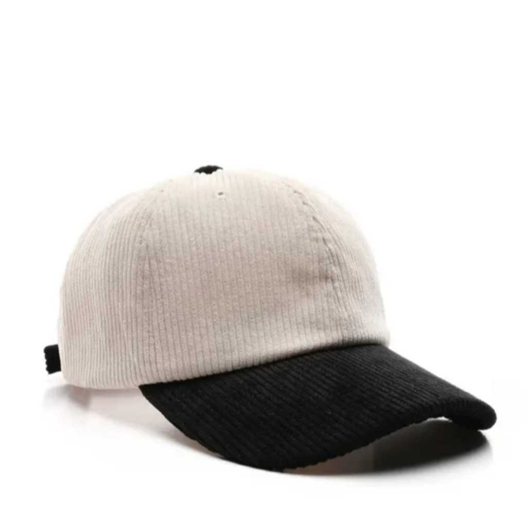 Topi Baseball Distro Corduroy Kekinian Hat Pria Dan Wanita Dewasa 2 Warna Fashion