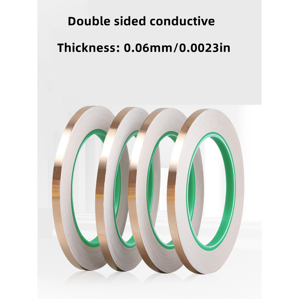 

Copper Foil Tape With Dual Conductive Adhesive For Guitar And EMI Shielding, Electrical Repairs, Crafts, Stained Glass