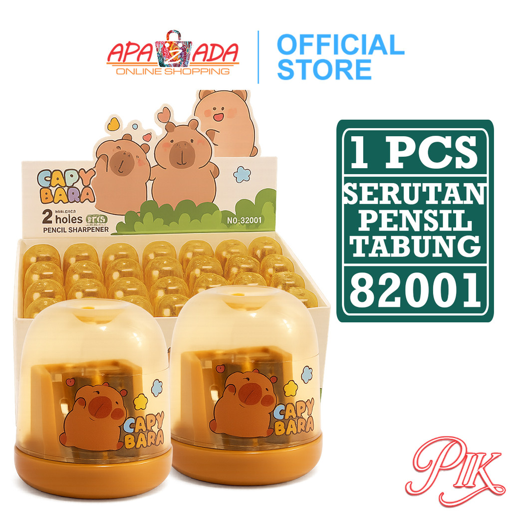

Serutan Pensil Tabung Capybara [1 Pcs] / Rautan Pengserut Tabung / Rawutan Serut 82001