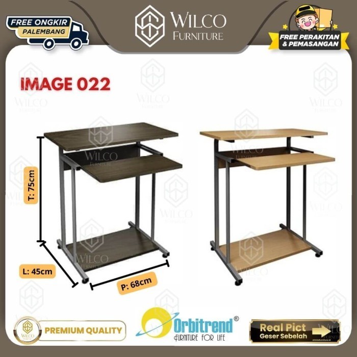 Meja Komputer Orbitrend Image 022 / Meja Komputer Roda / Meja Kerja Serbaguna