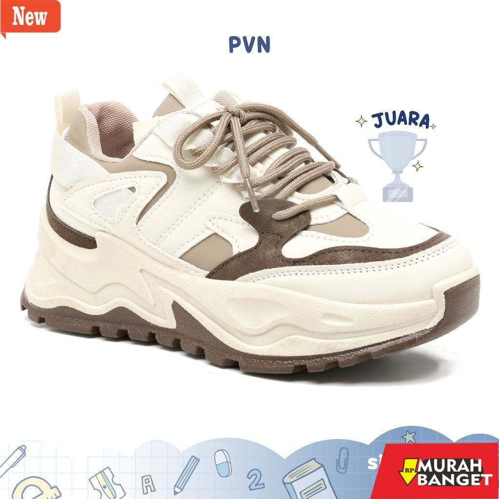 sepatu sneakers wanita original PVN Jeonghan Sepatu Sneakers Wanita Sport Shoes 605