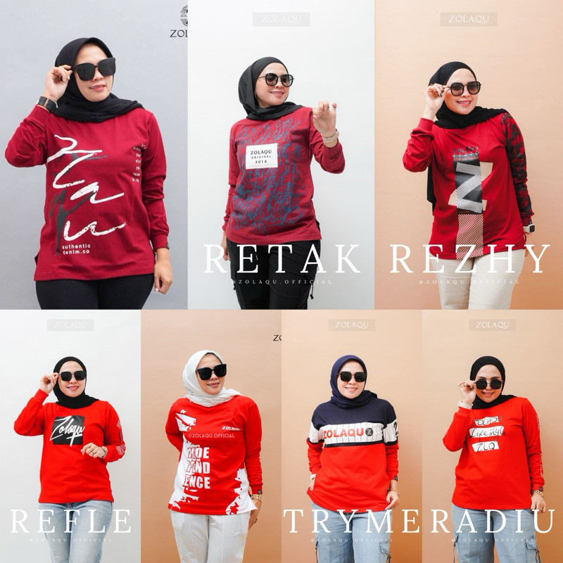 KAOS ZOLAQU ORIGINAL/ blouse zolaqu /zolaqu termurah