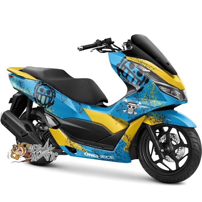 [Decal Anime] Stiker PCX Full Body - Decal Full Body Motor Honda PCX 150 PCX160 One Piece 2