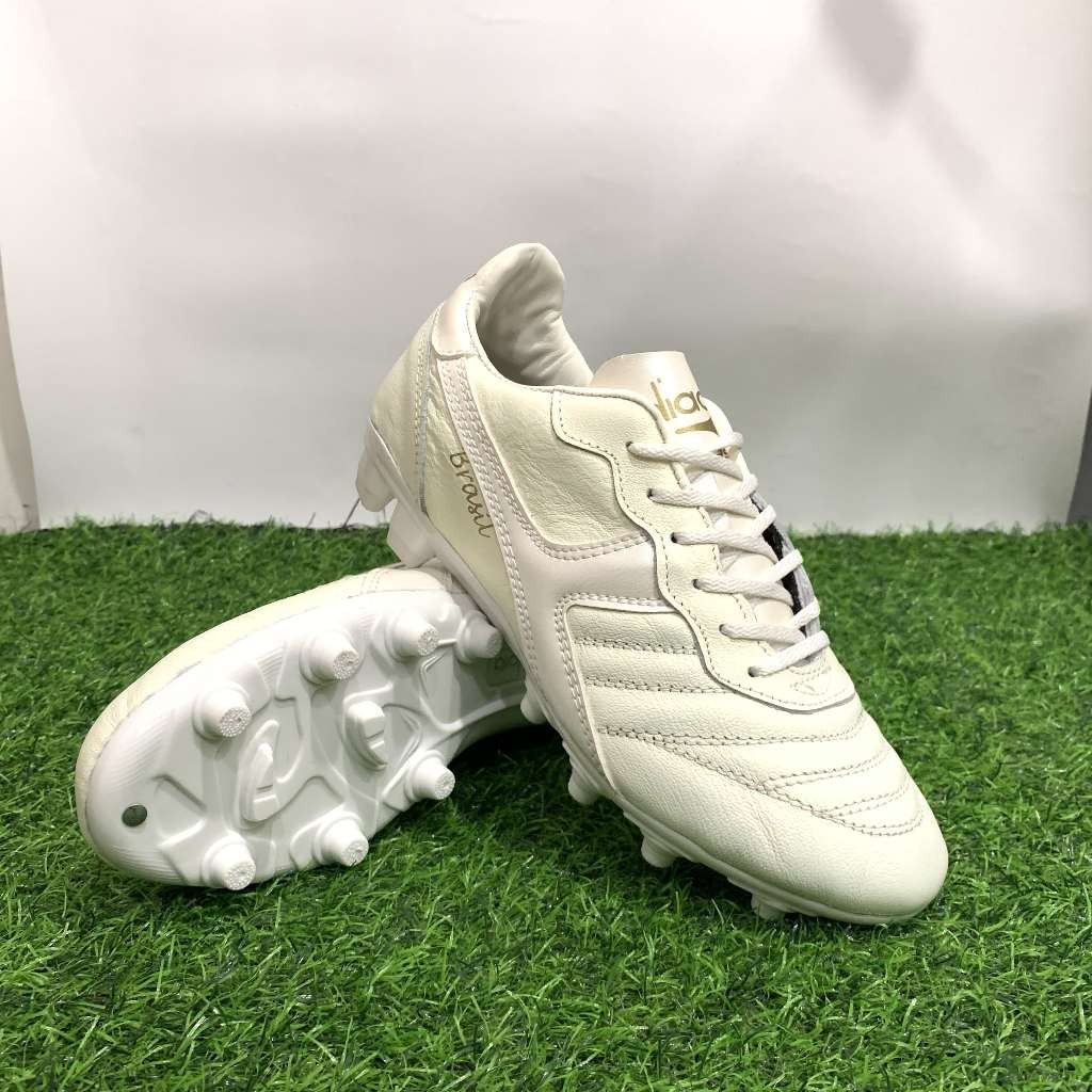 AR54DC Sepatu Diadora Sepatu Bola Kulit Asli Full White Outsole KDH Size 39-43