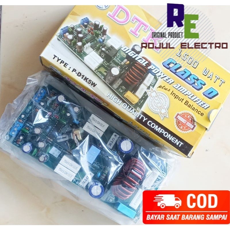 DTK 1500W Class D Digital Power Amplifier Mono