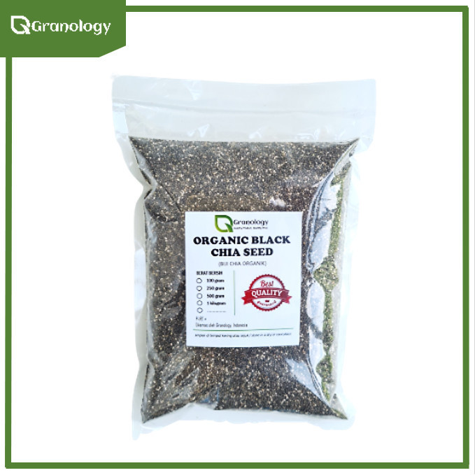 

HEMAT! Organic Chia Seed Peru kualitas terbaik (1 kilogram) by Granology