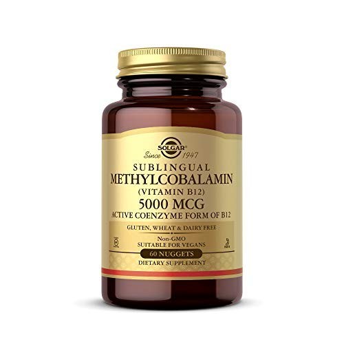 Solgar Methylcobalamin Vitamin B12 5000 mcg Nuggets - Supports