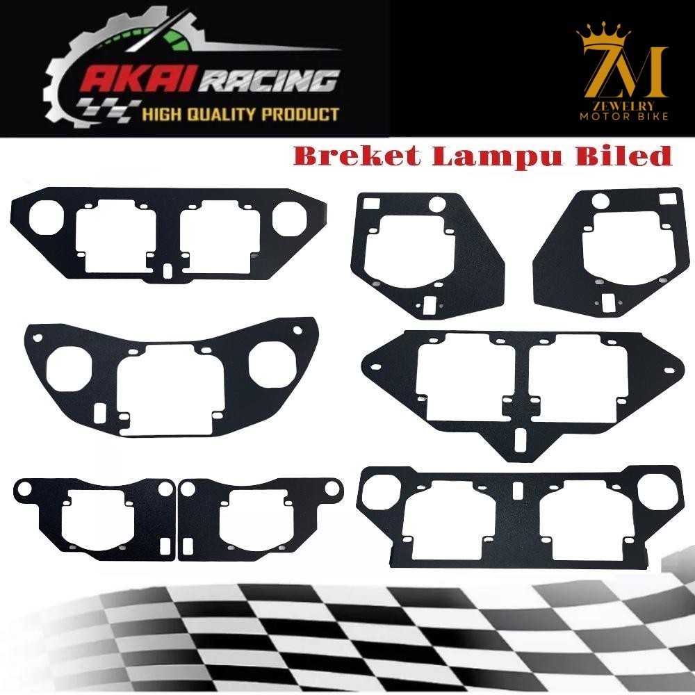 [ZM] Breket Lampu Biled Projie 2,5 inch HID Vario 160 Vario 125 150 New Nmax New Nmax Old PCX Ninja 