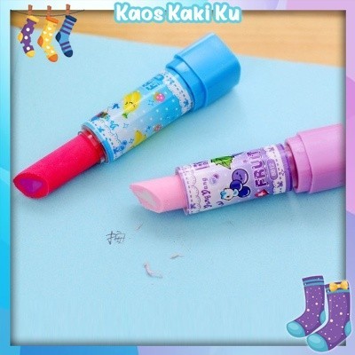 

Penghapus Pensil Bentuk Lipstik Karakter Kartun Warna Warni 3 482