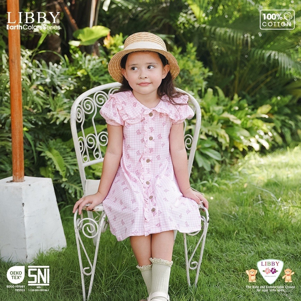LIBBY MURAH EMILY DRESS TERUSAN ANAK PEREMPUAN BAJU BAYI ANAK