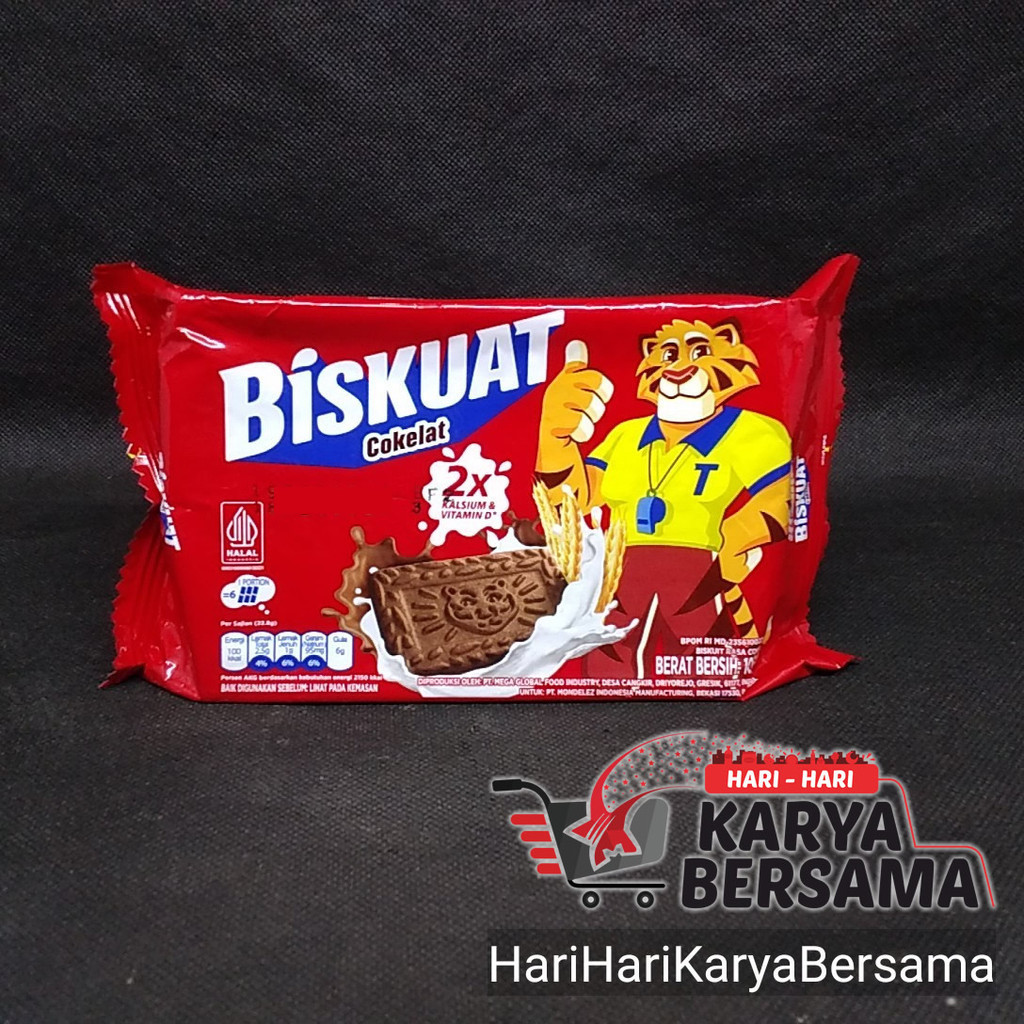 

BISKUIT BISKUAT RASA COKLAT 106.4GR