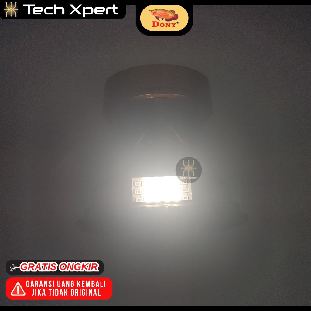 MM Senter Kepala Led Dony 20 Watt + Cob Sr-720 "Coklat Metalik" Ori Super Terang Anti Air Outdoor