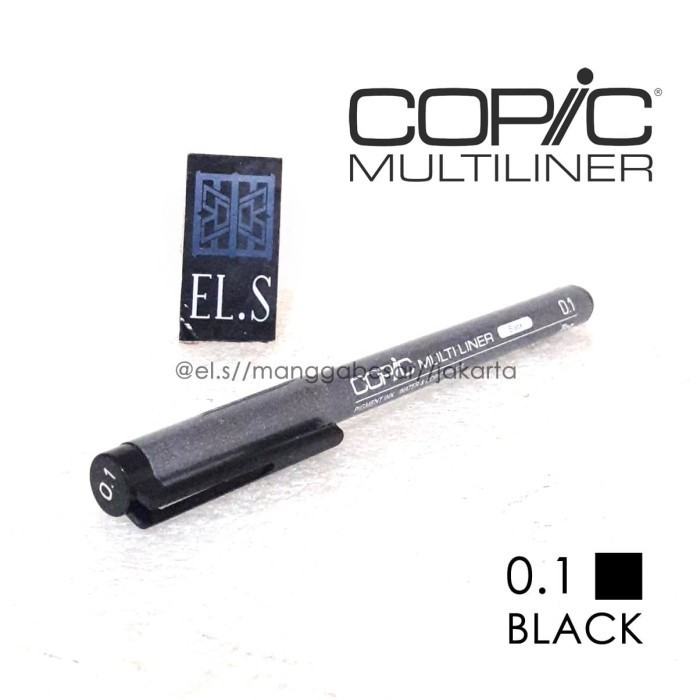 

Copic Multiliner 0.1 Black