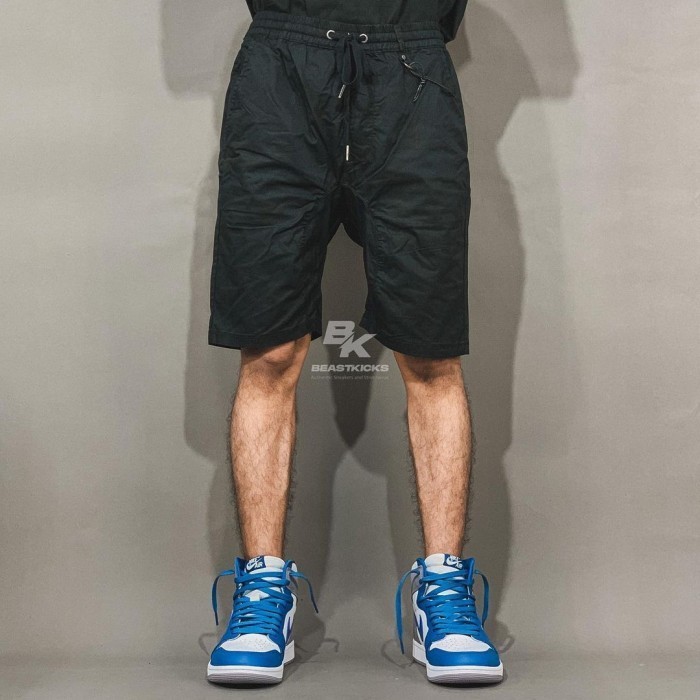 HD BLACK DROP CROTCH SHORT