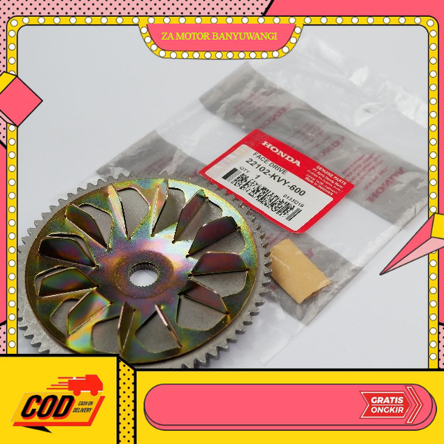 kipas cvt beat karbu ori - Kipas Rumah Roller CVT Face Drive Honda Beat Karbu - Scoopy Karbu - kipas