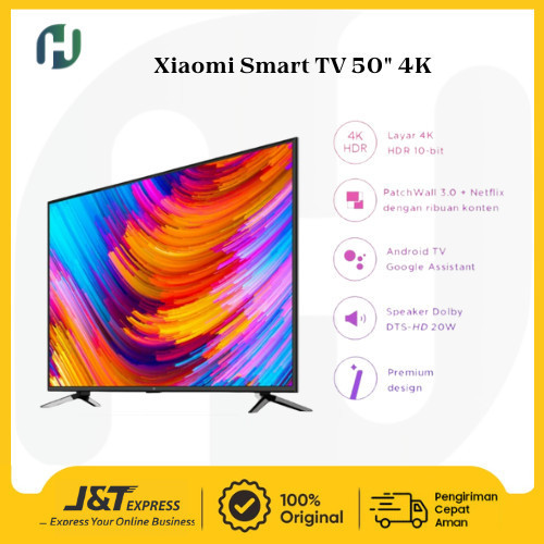 Xiaomi Tv 55 Inch 4K Smart Tv-Quantum Led-Android 10 - Second Like New