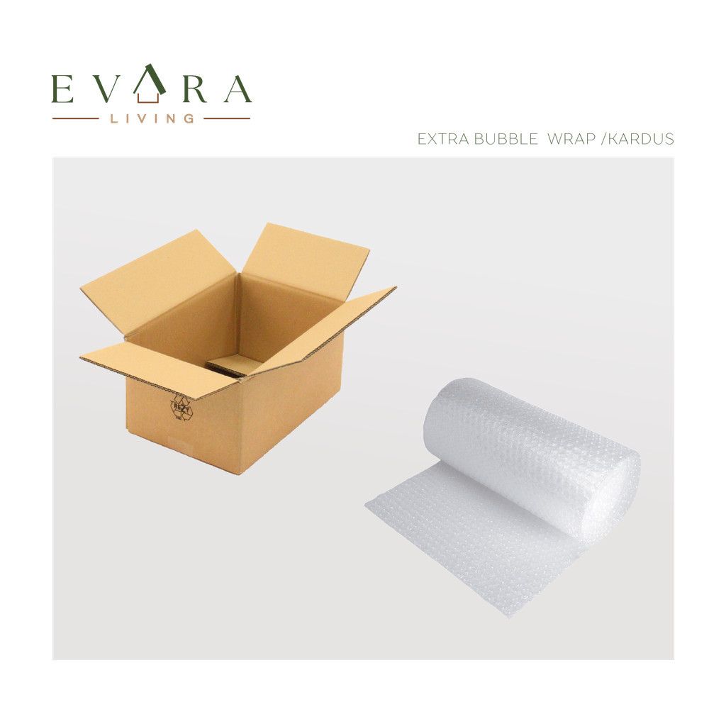 

Tambahan Bubble wrap / kardus / extra packaging