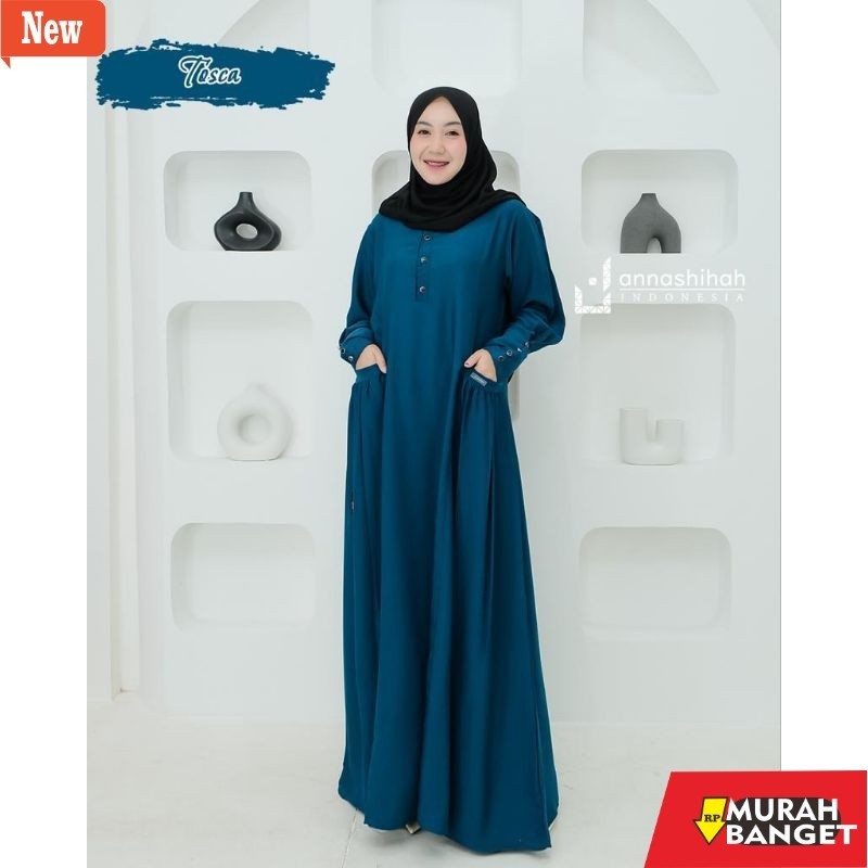 abaya shopee haul 2024 ABAYA QHISTY EXSLUSIVE ANNASIHAH/GAMIS POLOS JEMMA ABAYA
