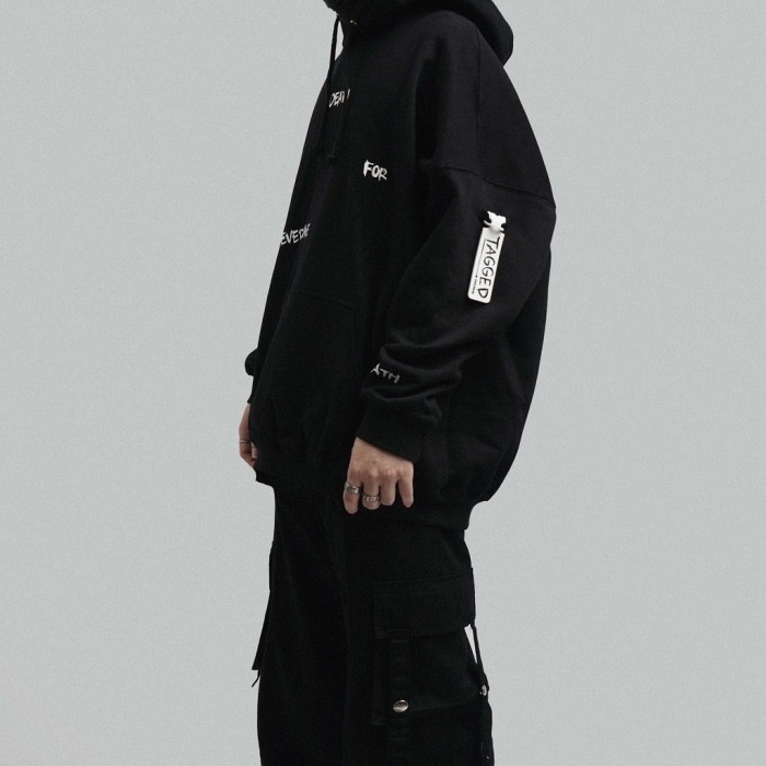 TOKOSANIA Tagged - Despair Oversized Dispatch Hoodie - 1