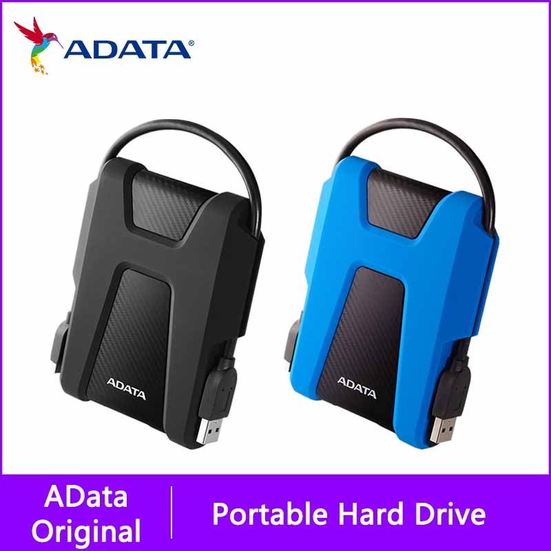 ADATA HD680 External Portable Hard Drive 1TB 2TB External HDD USB3.2 Military Grade Protection Shock