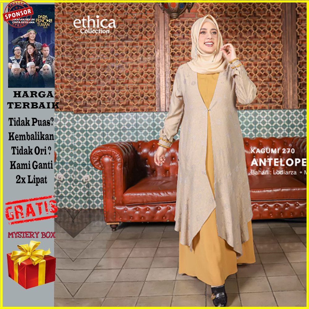 Ethica Kagumi 270 Gamis Terbaru 2023 Cocok Untuk Kondangan Arisan Wisuda