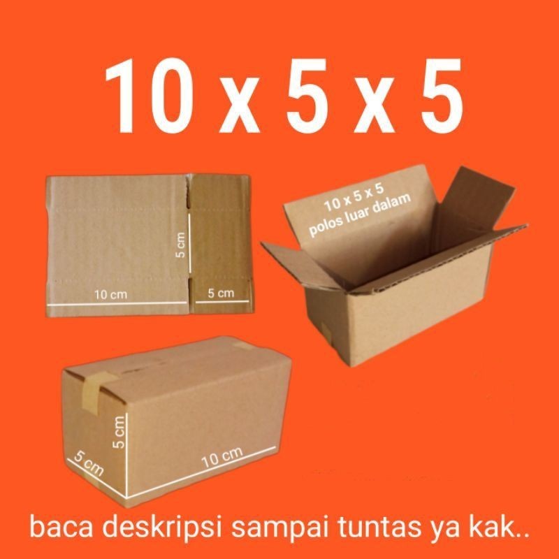 

Box Kardus Kemasan Paking 10x5x5cm Boks Packing Packaging Elektronik Skincare